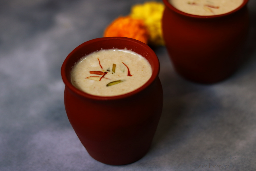 kesar pista Thandai Recipe